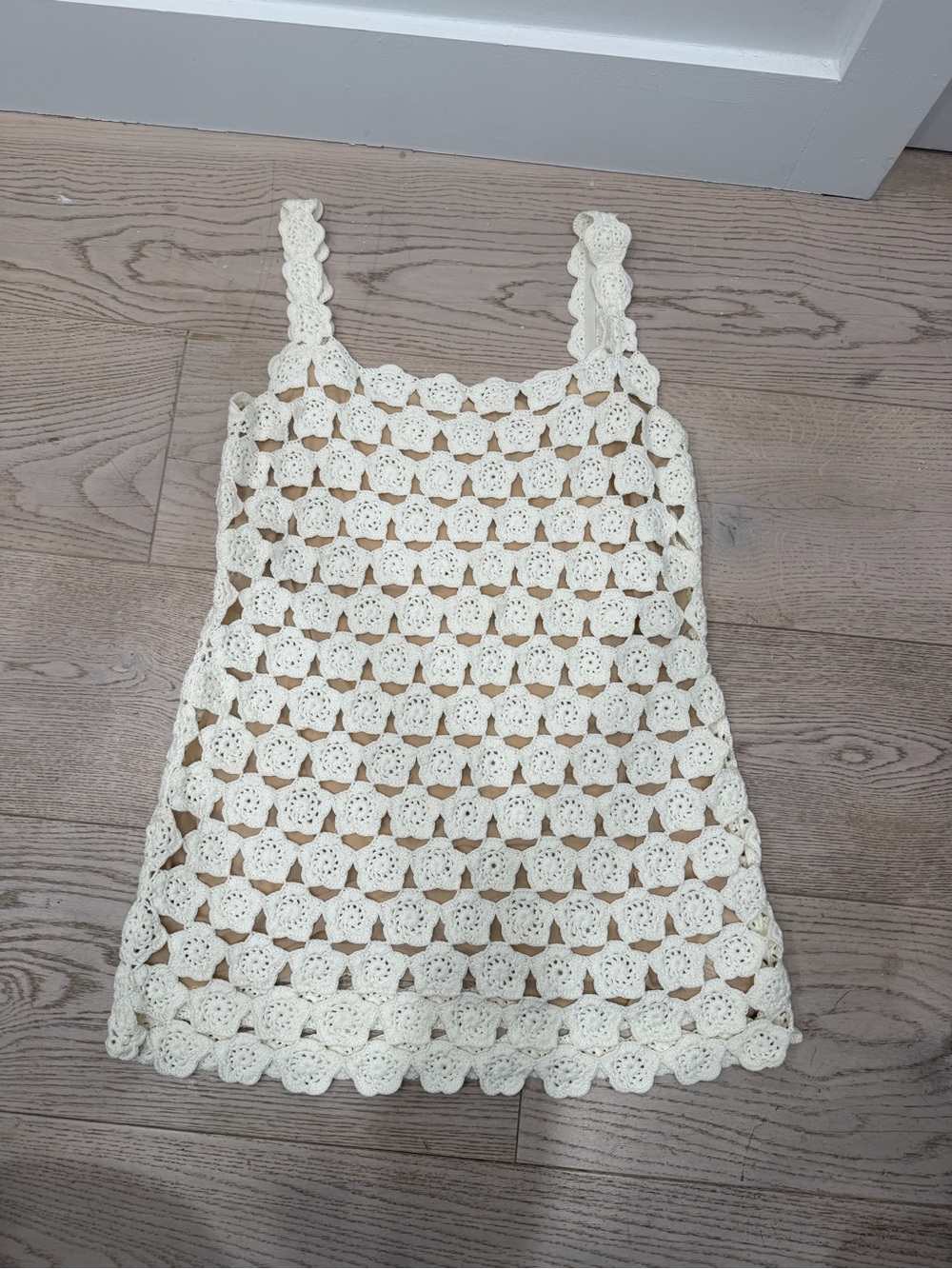 Staud Crochet Tank Dress